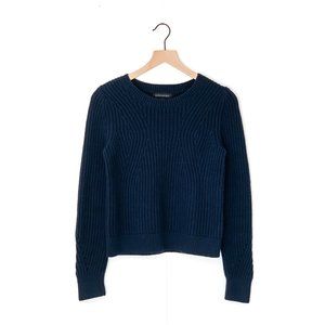 BANANA REPUBLIC chunky pointelle cropped sweater s